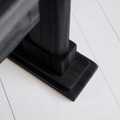 Foot Base Design Closeup of Keepsake Black Console Table - Nicola Harding & Co.
