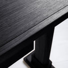 Design Finishing Edge Closeup of Keepsake Black Console Table - NiX