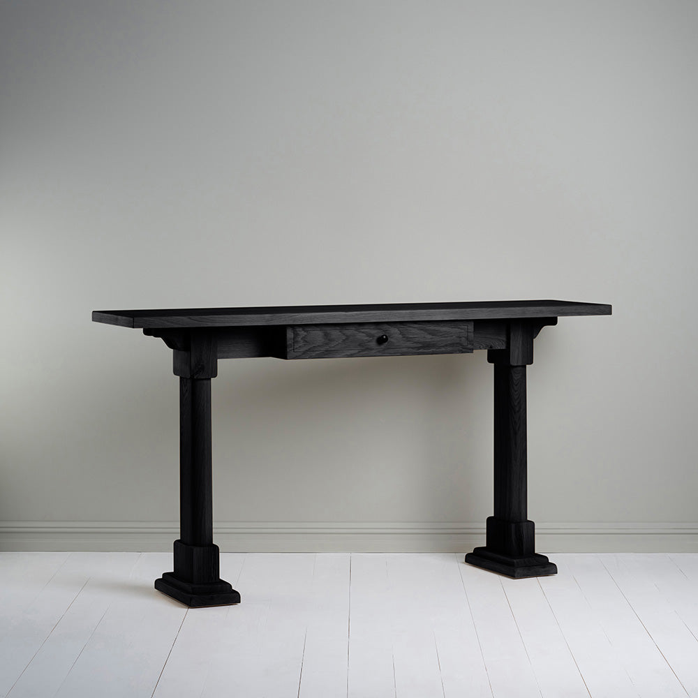 Front Side of Keepsake Black Console Table - By NiX