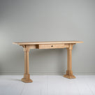 Front View of Keepsake Console Table, Oiled Oak - Nicola Harding