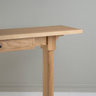 Design Closeup of Keepsake Console Table, Oiled Oak - Nicola Harding