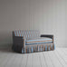 image of Curtain Call 2 Seater Sofa in Regatta Cotton, Blue