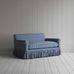 image of Curtain Call 2 Seater Sofa in Well Plaid Cotton, Blue Brown
