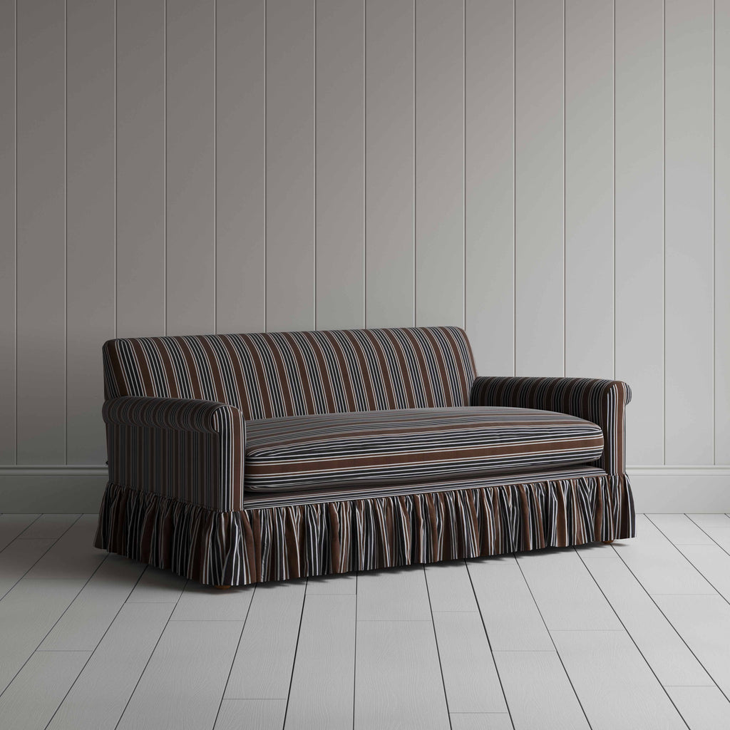  Curtain Call 3 Seater Sofa in Regatta Cotton, Charcoal 
