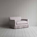 image of Curtain Call Love Seat in Ticking Cotton, Berry