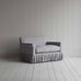 image of Curtain Call Love Seat in Ticking Cotton, Blue Brown