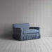 image of Curtain Call Love Seat in Well Plaid Cotton, Blue Brown