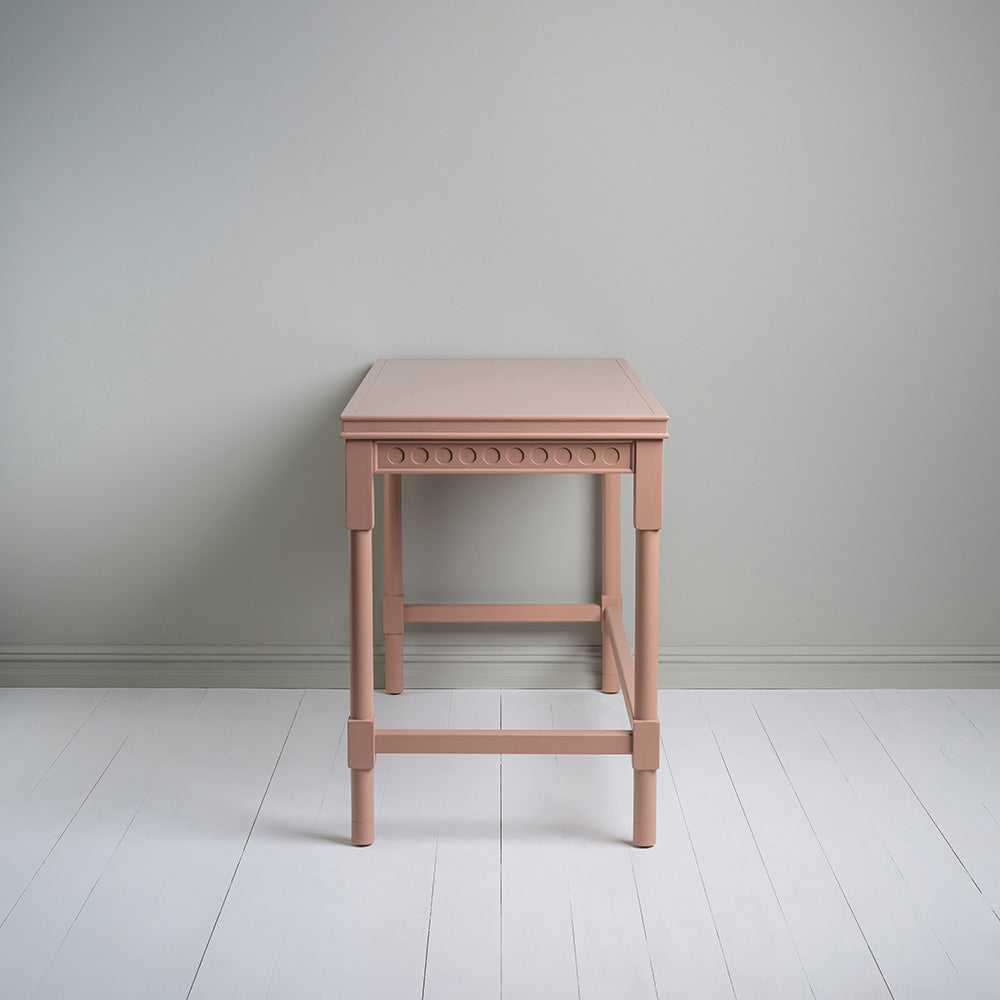 Side View of Scribble Pink Desk- NiX By Nicola Harding & Co.
