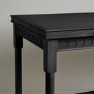 Edge Design Closeup of Black Scribble Desk - NiX By Nicola Harding & Co.