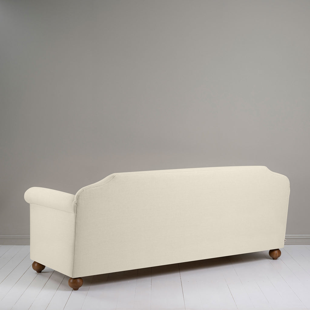 Dolittle 4 seater sofa in Laidback Linen Dove Back View - Nicola Harding