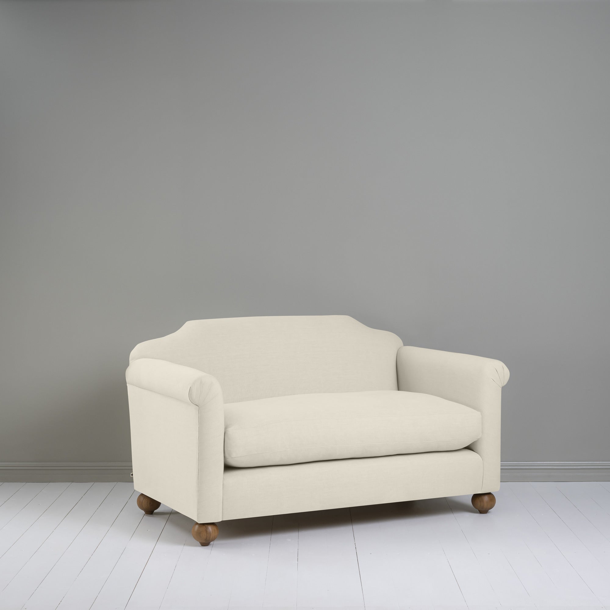 Dolittle 2 Seater Sofa in Laidback Linen Dove By NiX