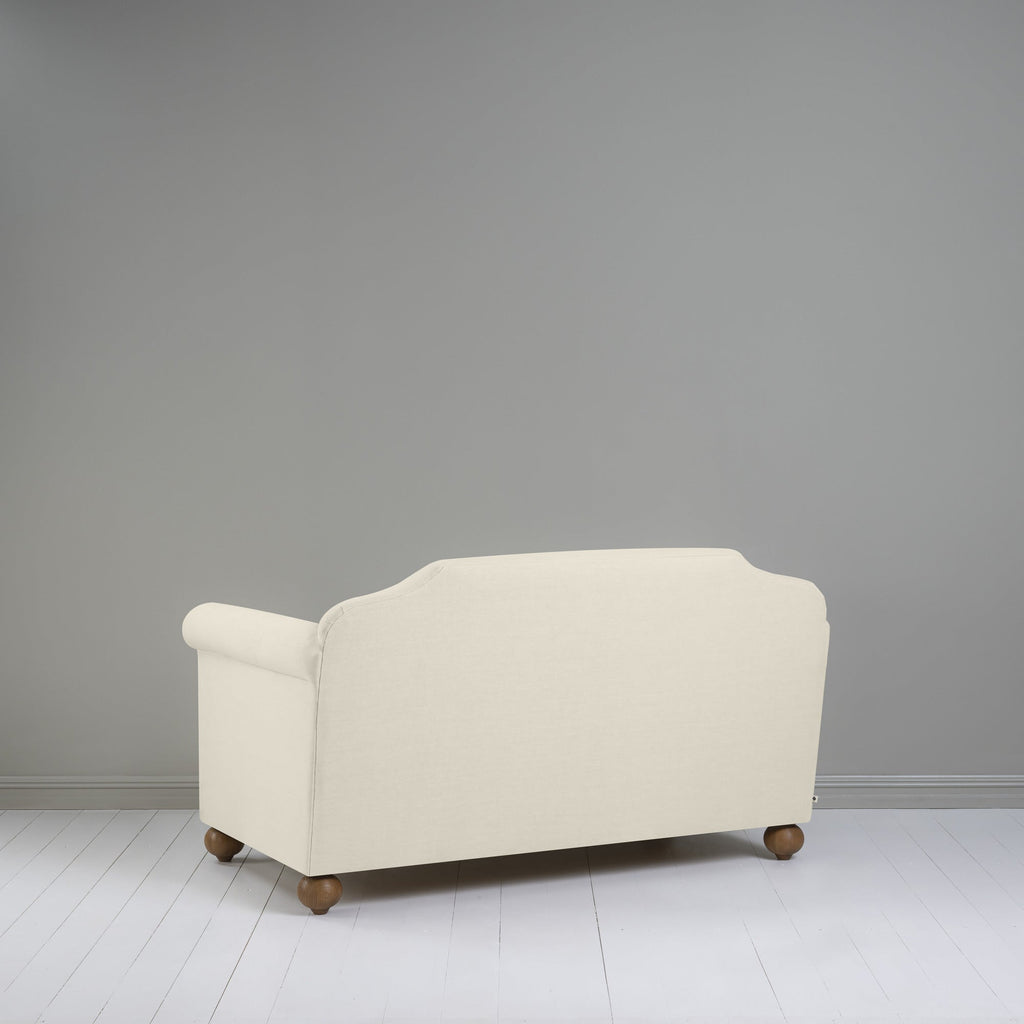 Dolittle 2 Seater Sofa in Laidback Linen Dove Back View - NiX
