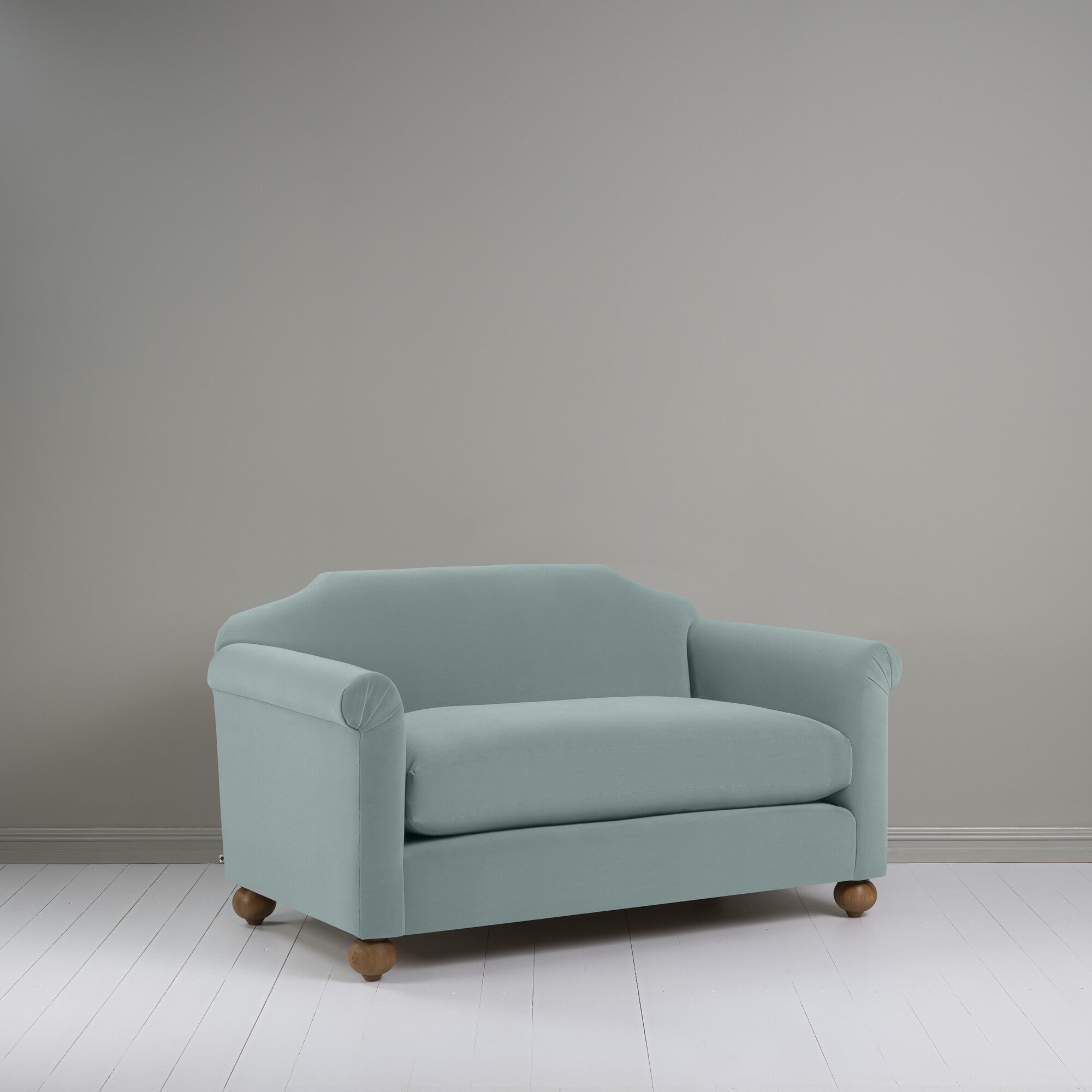 Dolittle 2 Seater Sofa in Intelligent Velvet Mineral - By NiX
