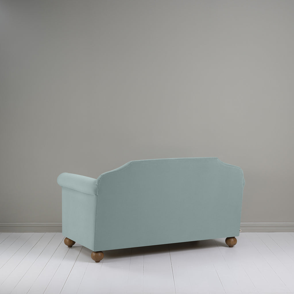 Dolittle 2 Seater Sofa in Intelligent Velvet Mineral Back View - NiX