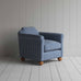 image of Dolittle Armchair in Well Plaid Cotton, Blue Brown
