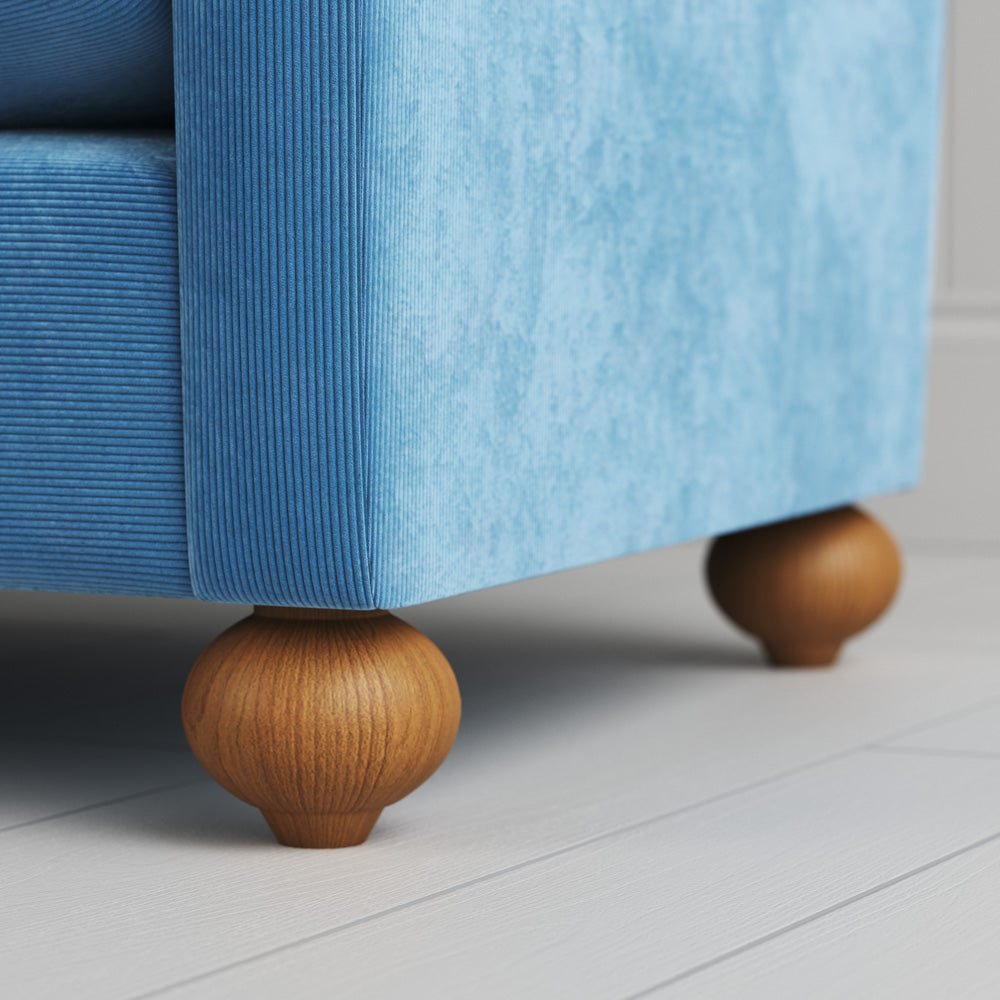 Spherical timber ball feets