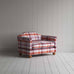 image of Dolittle Love Seat in Checkmate Cotton, Berry