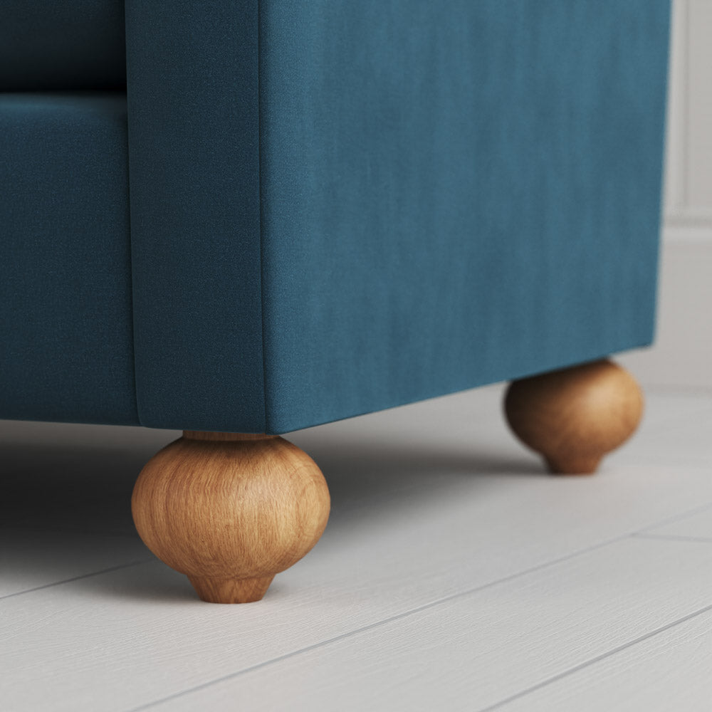 Dolittle 4 seater Sofa in Intelligent Velvet Aegean