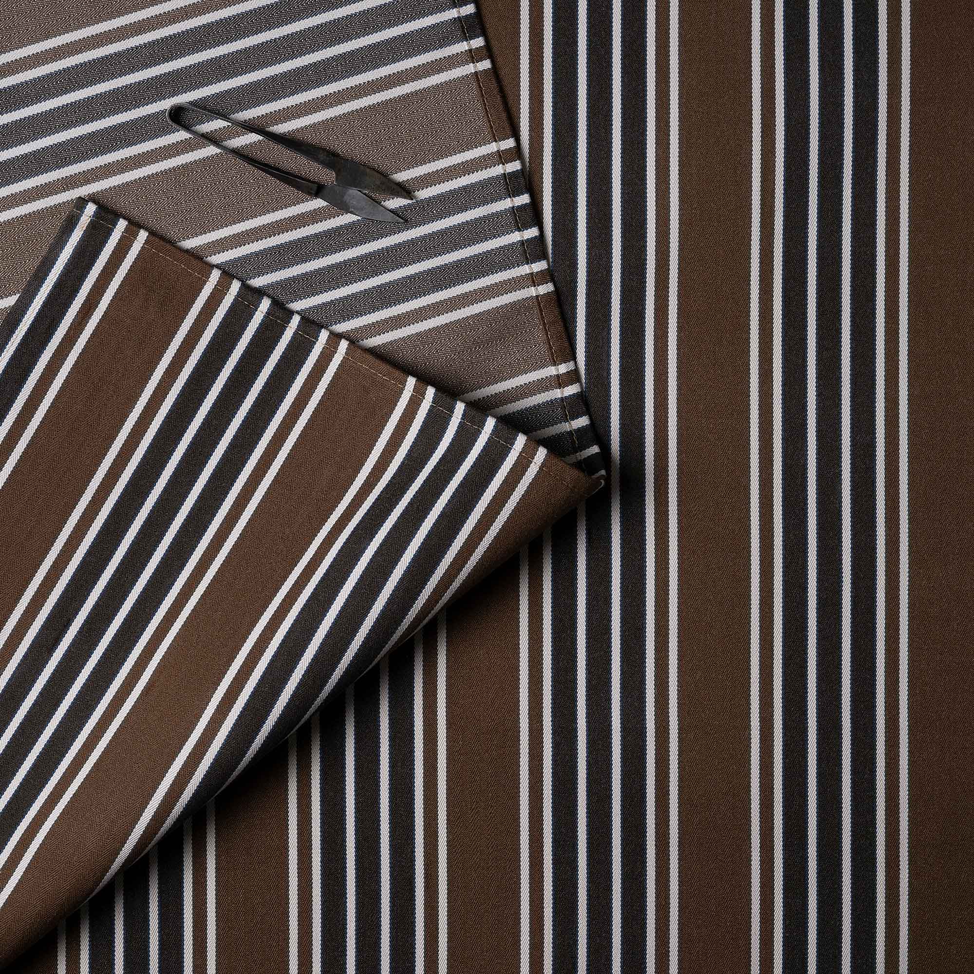 Regatta Cotton, Charcoal Fabric With Clipper - Nicola Harding & Co.
