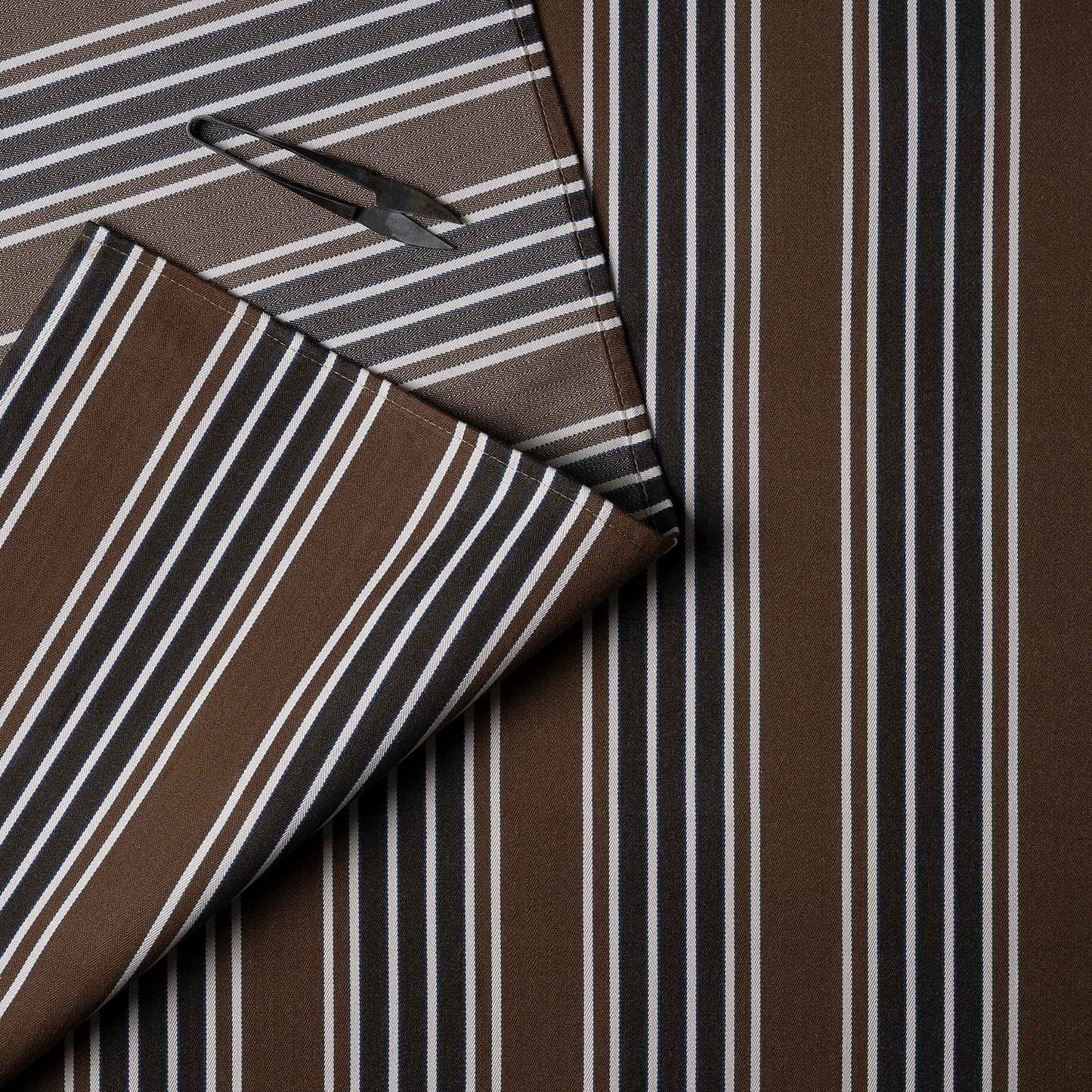Regatta Cotton, Charcoal Fabric With Clipper - Nicola Harding & Co.