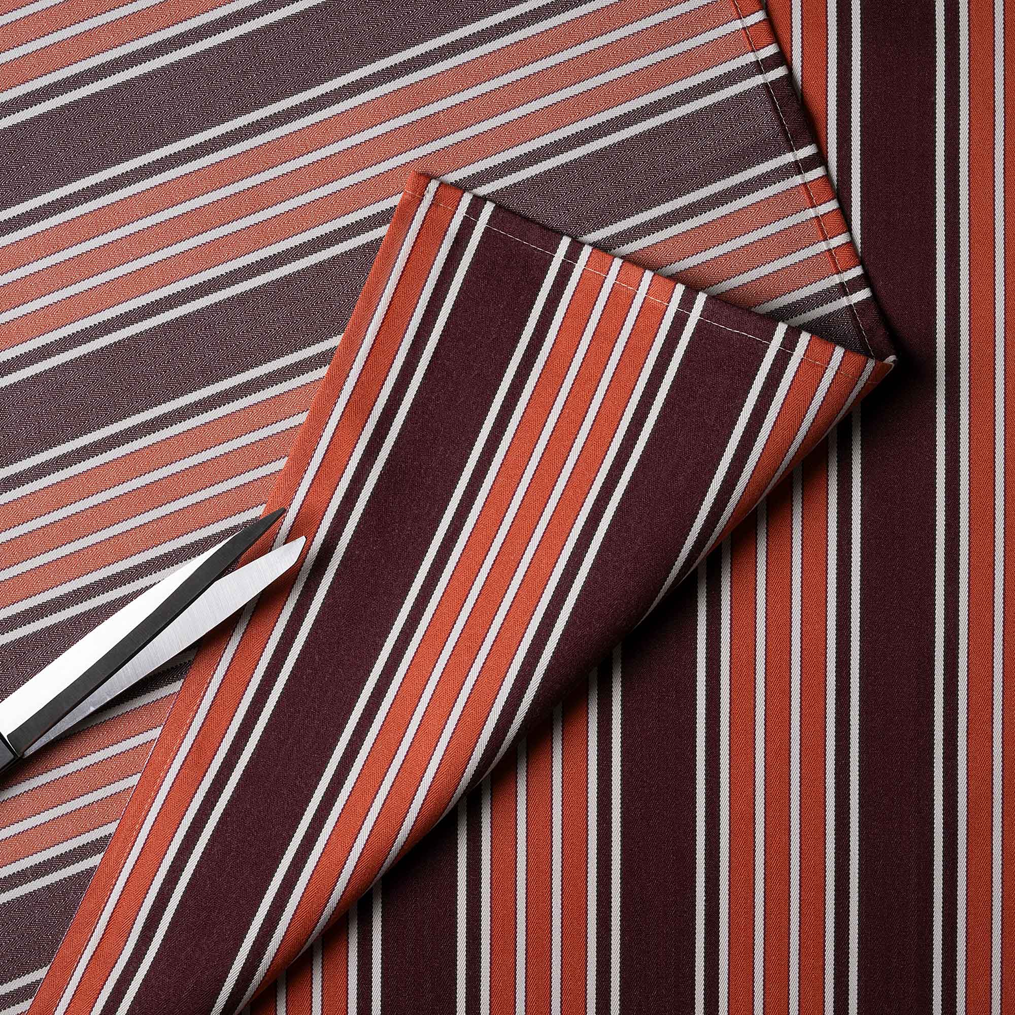 Regatta Cotton, Flame Fabric With Scissor Blades - Nicola Harding