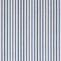 Ticking Cotton Stripe Chocolate and Navy, Swatch - Nicola Harding