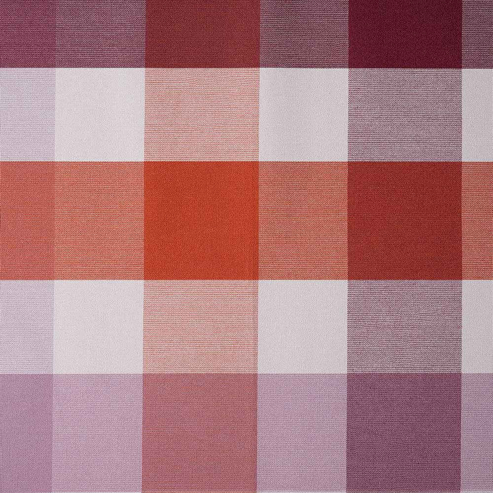 Fabric Texture in Checkmate Cotton, Berry - By NiX