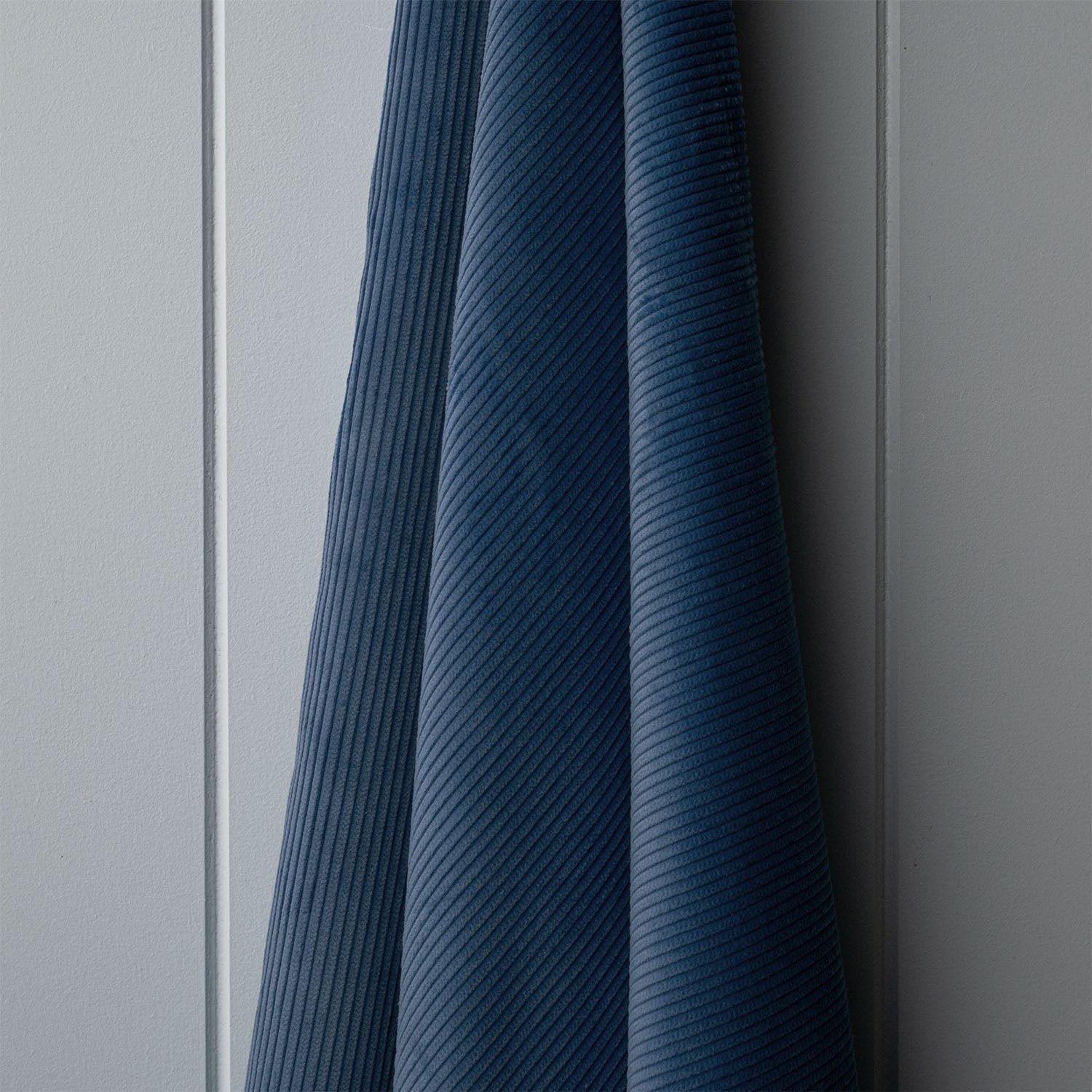 Classic Corduroy Dark Blue Fabric
