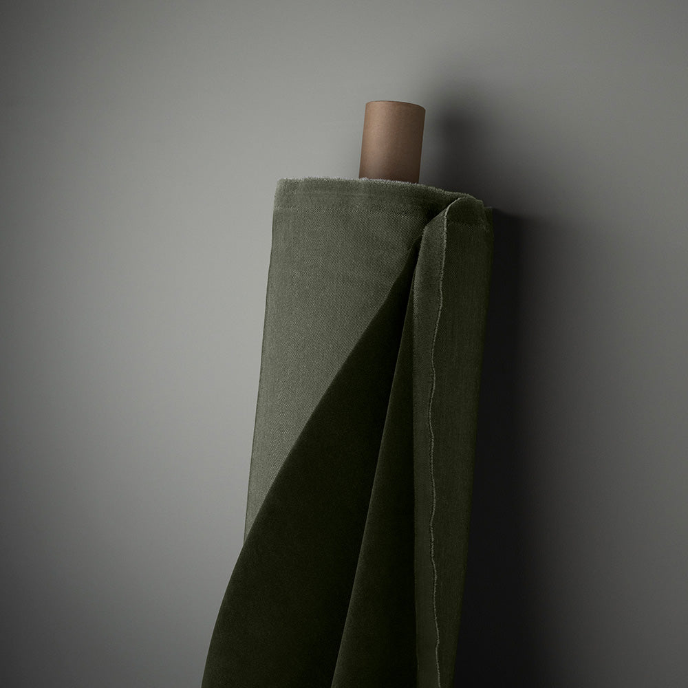 Intelligent Velvet, Seaweed, Fabric Roll - Nicola Harding