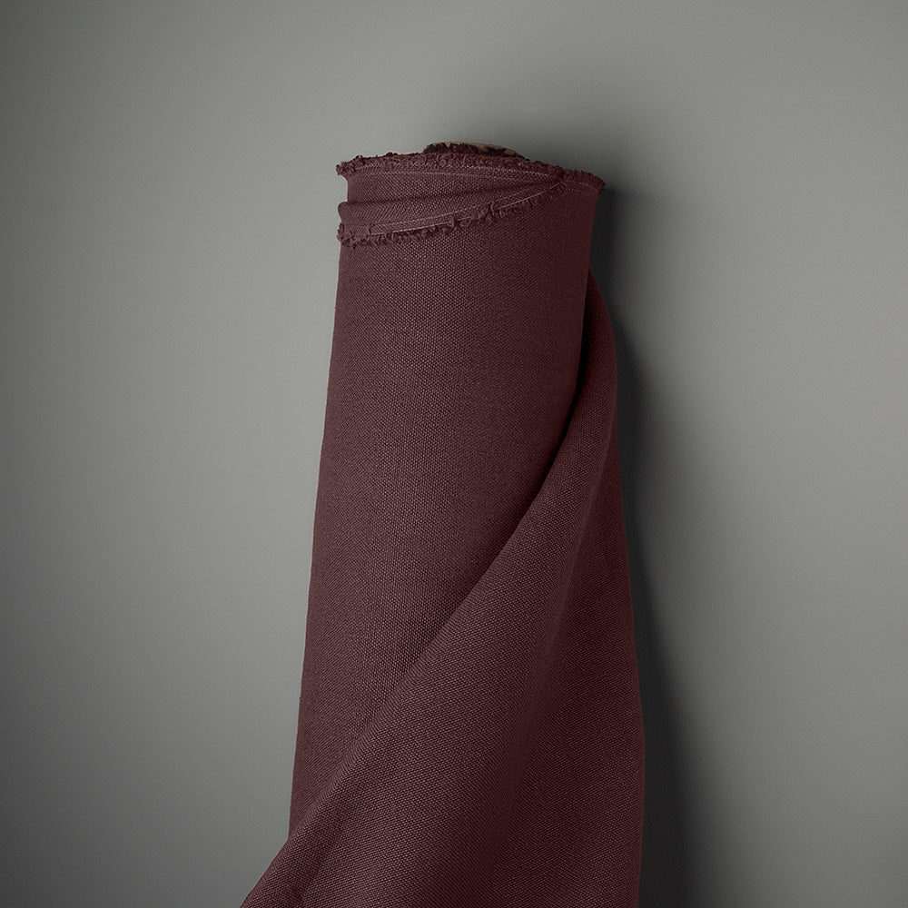 Laidback Linen Fabric Roll in Damson - NiX