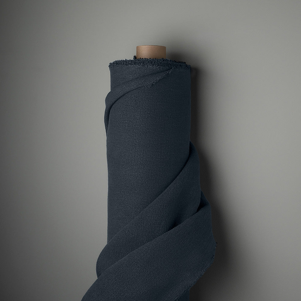 Laidback Linen, Midnight, Fabric Roll - By NiX