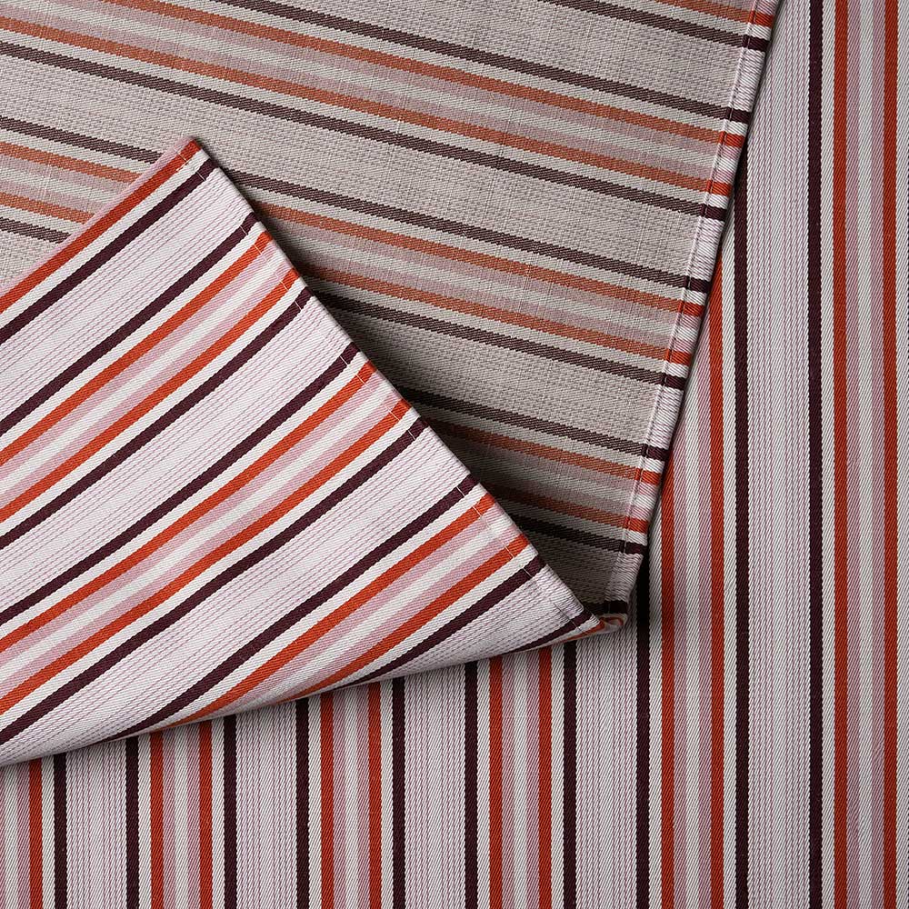 Heavy-weight Organic Cotton / Linen Blend, Slow Lane Berry Fabric - By NiX