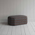 image of Hither Hexagonal Ottoman in Regatta Cotton, Charcoal