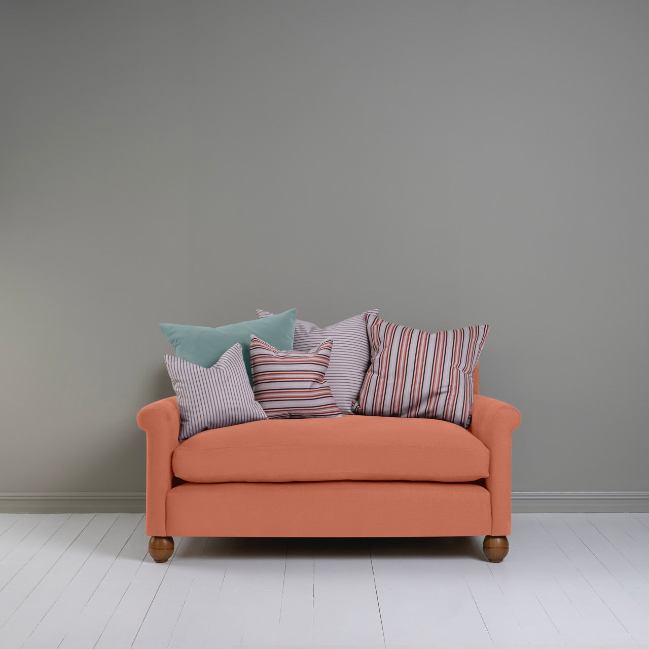 Idler 2 Seater Sofa in Laidback Linen Cayenne