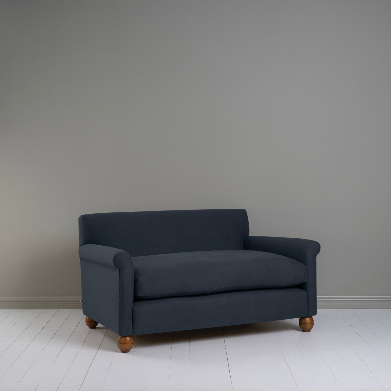 Idler 2 Seater Sofa in Laidback Linen Midnight