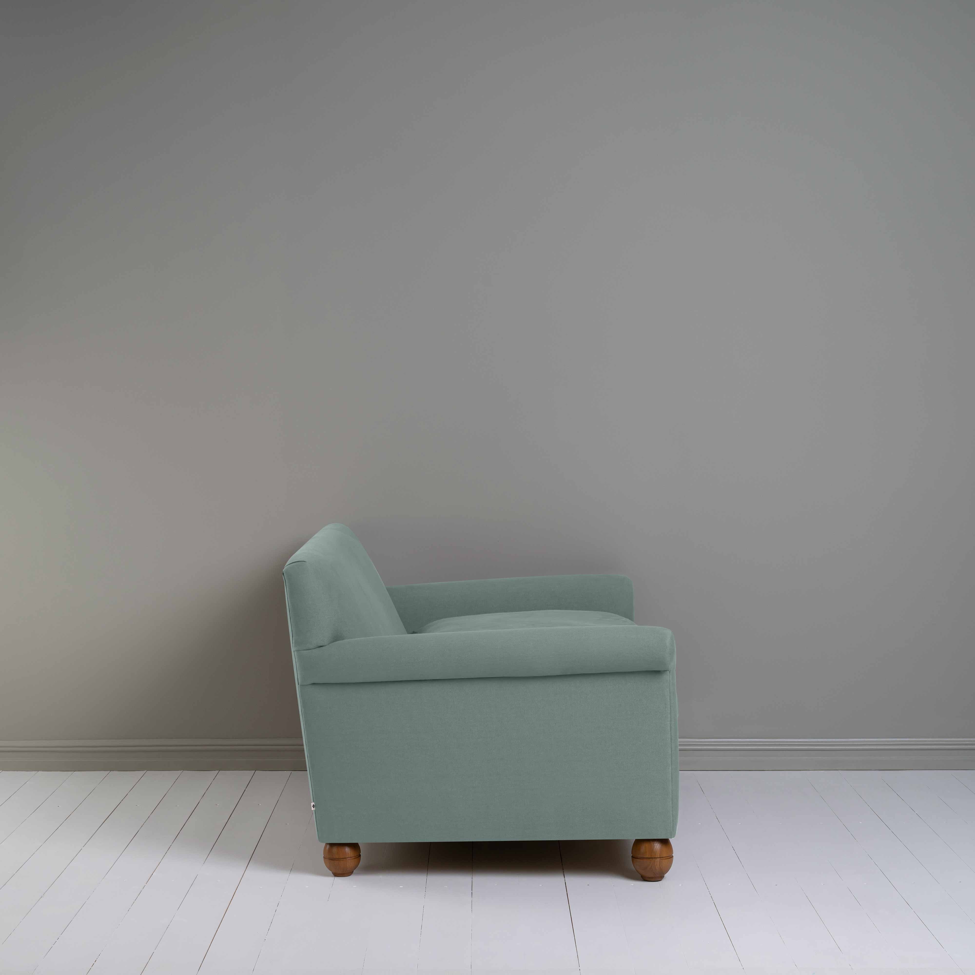 Idler 2 Seater Sofa in Laidback Linen Mineral - Nicola Harding