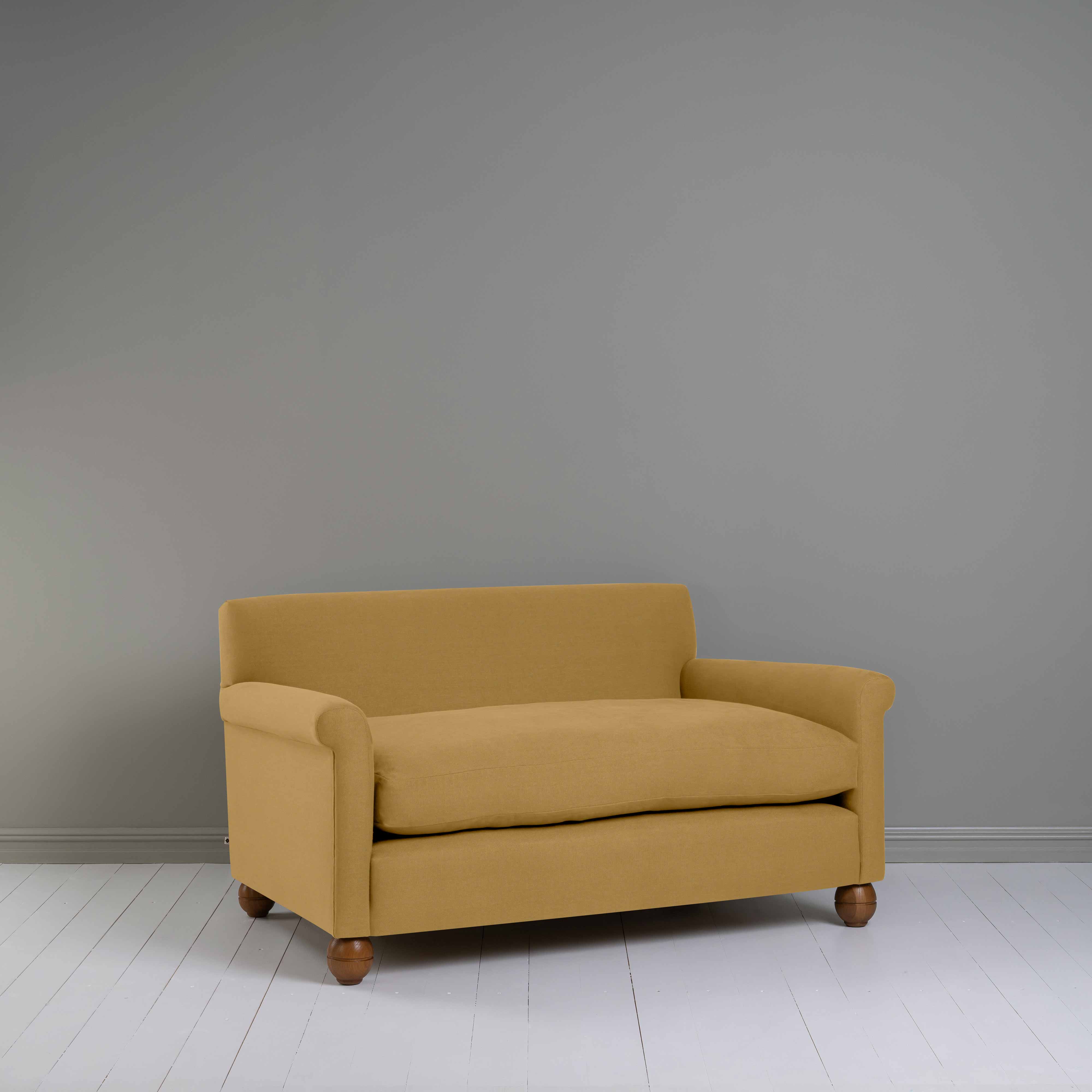  Idler 2 Seater Sofa in Laidback Linen Ochre 