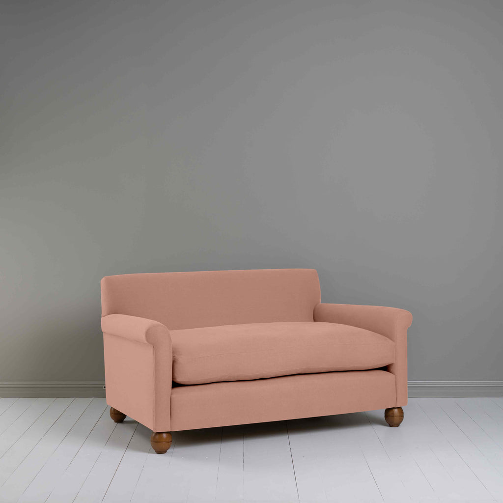Idler 2 Seater Sofa in Laidback Linen Roseberry - Nicola Harding