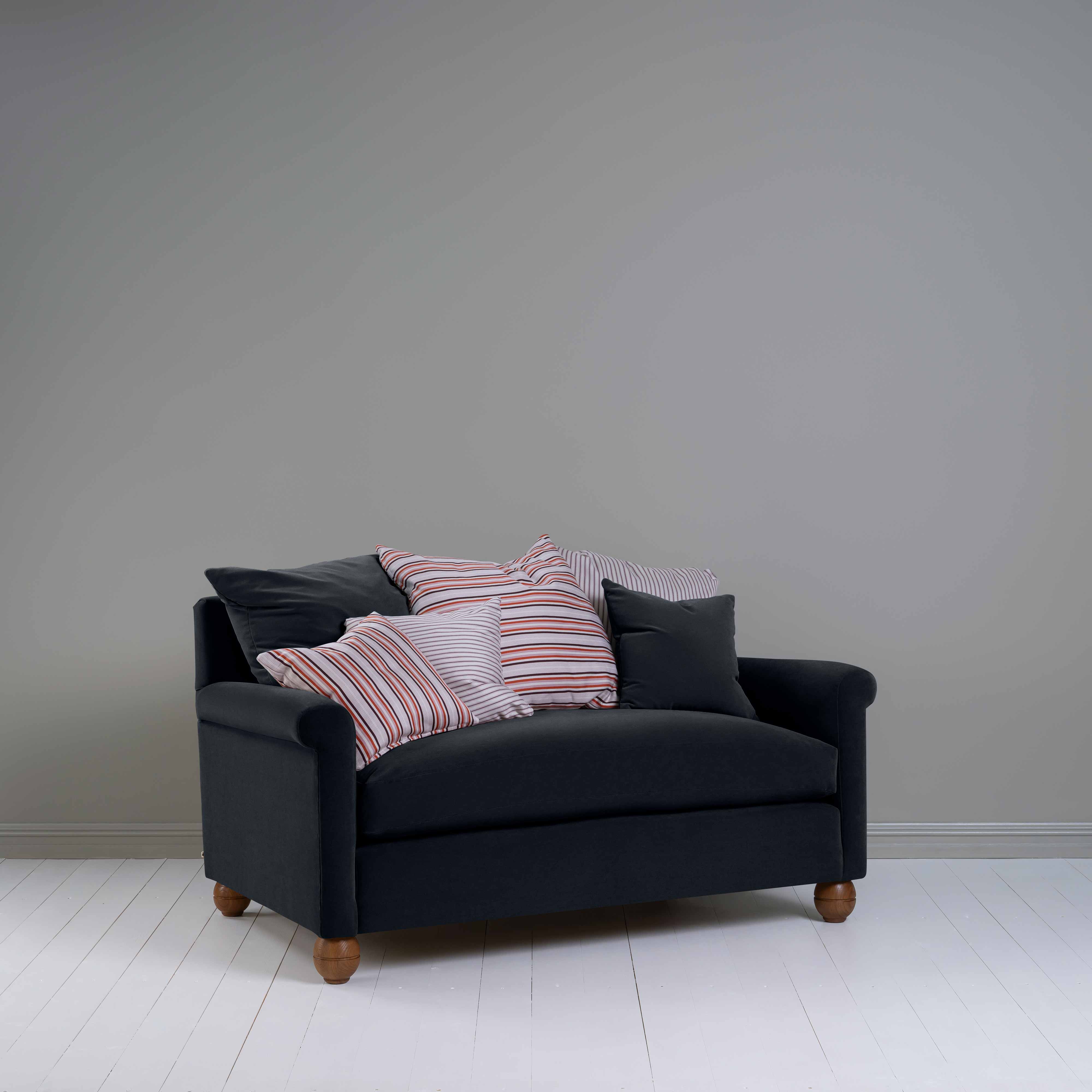  Idler 2 Seater Sofa in Intelligent Velvet Onyx 