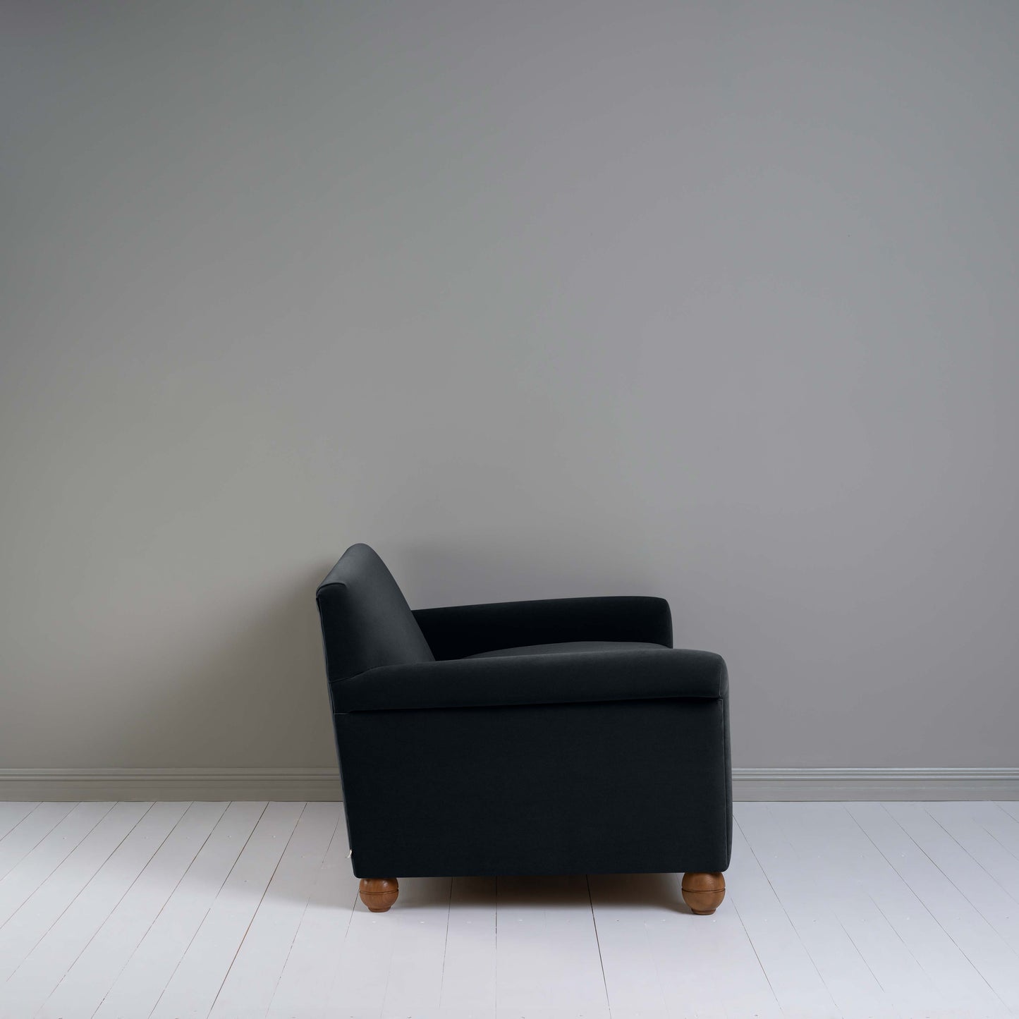 Idler 2 Seater Sofa in Intelligent Velvet Onyx