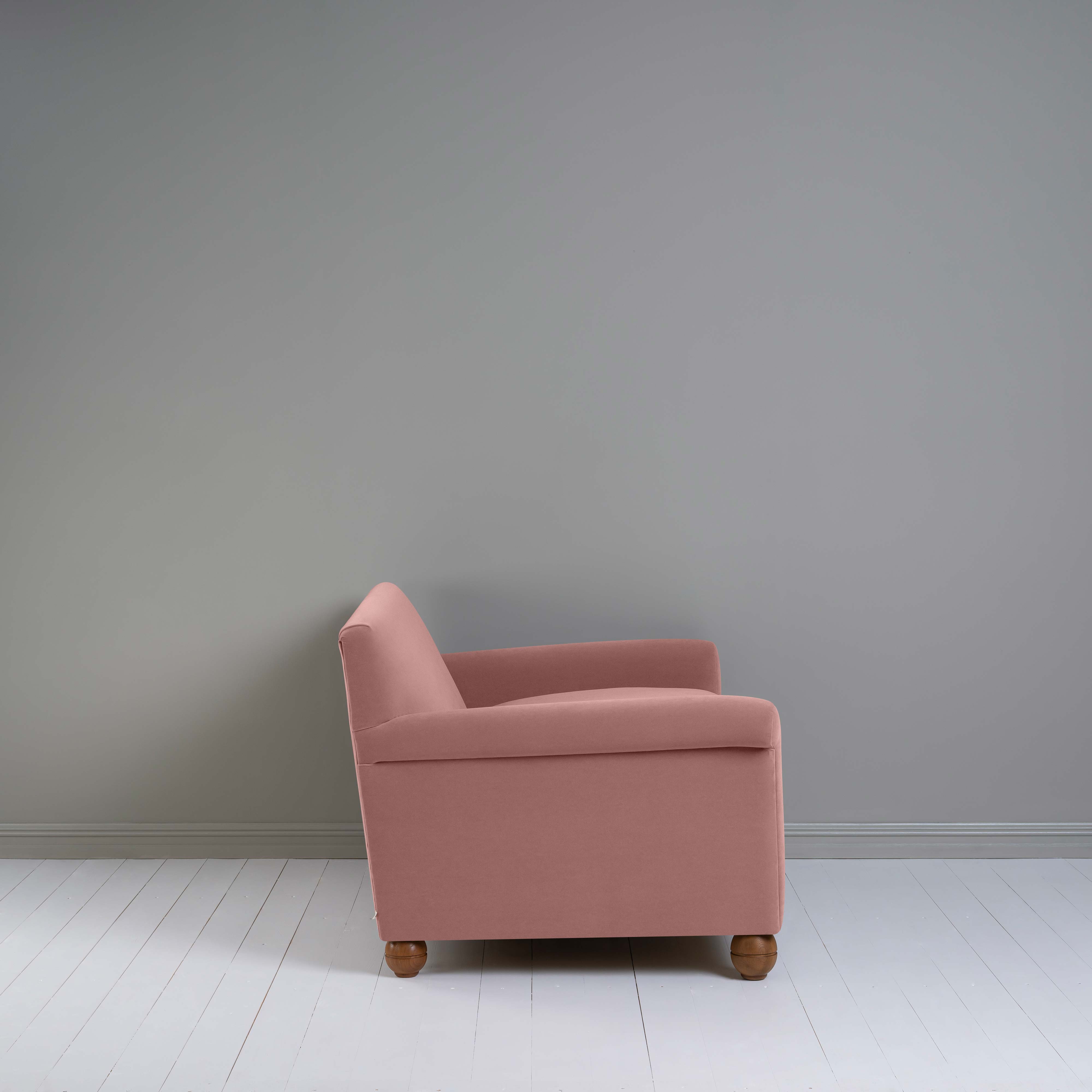  Idler 2 Seater Sofa in Intelligent Velvet Rose 