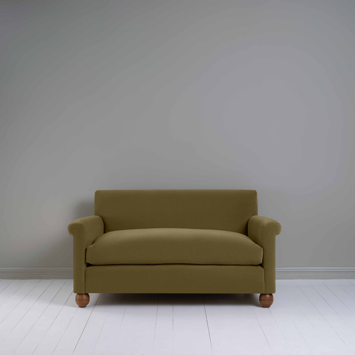 Idler 2 Seater Sofa in Intelligent Velvet Sepia