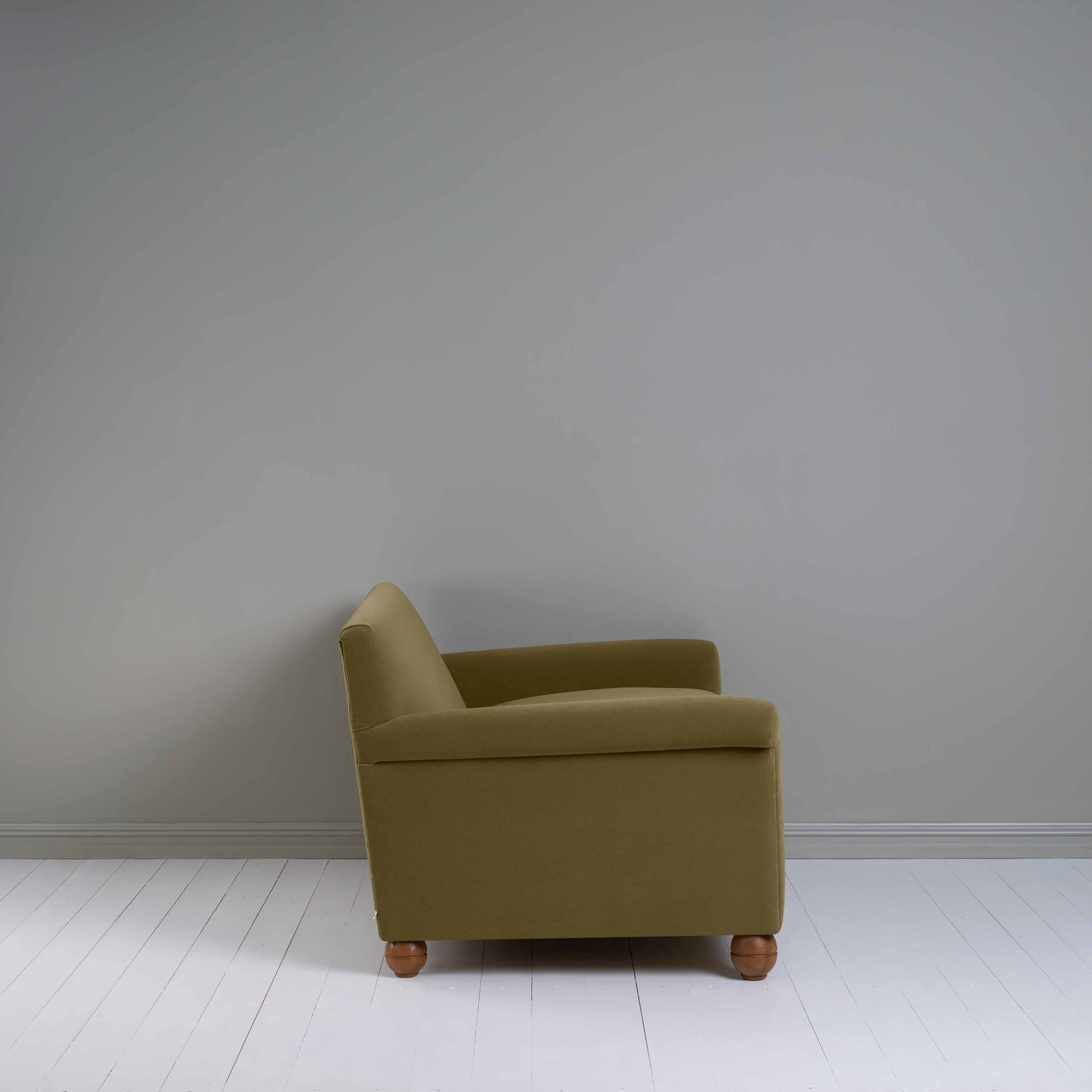 Idler 2 Seater Sofa in Intelligent Velvet Sepia