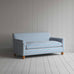 image of Idler 3 Seater Sofa in Slow Lane Cotton Linen, Blue