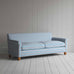 image of Idler 4 Seater Sofa in Slow Lane Cotton Linen, Blue