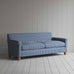 image of Idler 4 Seater Sofa in Well Plaid Cotton, Blue Brown