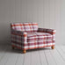 image of Idler Love Seat in Checkmate Cotton, Berry