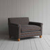 image of Idler Love Seat in Regatta Cotton, Charcoal