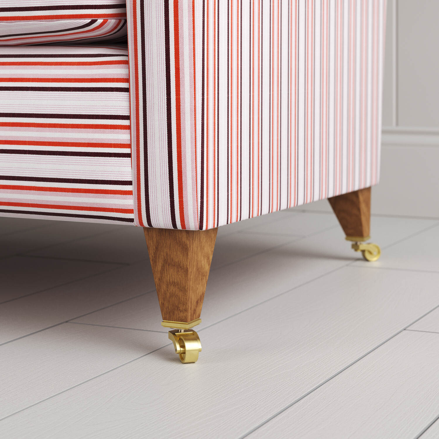 Round Wooden Foot Closeup of NiX Seating Furniture - By Nicola Harding & Co.