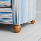 Round Wooden Foot Closeup of NiX Seating Furniture - By Nicola Harding & Co.
